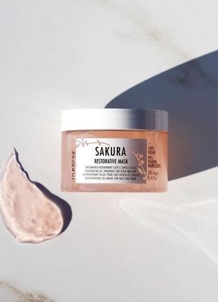 Гелевая восстанавливающая маска inebrya sakura restorative mask