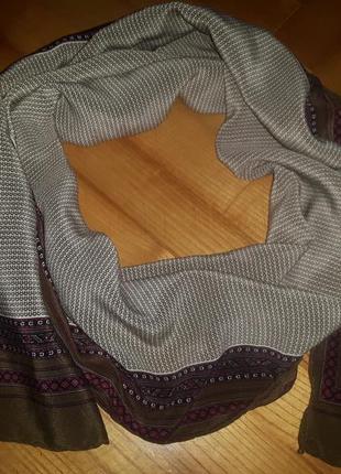 Люксовый дизайнерский шелковый шарф от etienne aigner!