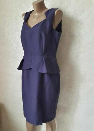 Фірмове dorothy perkins сукні-міді з баскою кольору "фіолет",розмір хл4 фото
