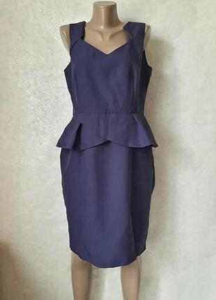 Фірмове dorothy perkins сукні-міді з баскою кольору "фіолет",розмір хл