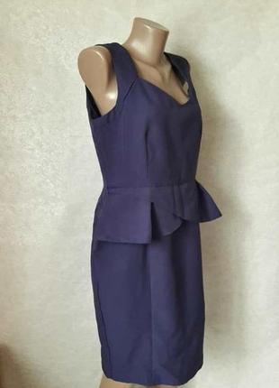 Фірмове dorothy perkins сукні-міді з баскою кольору "фіолет",розмір хл3 фото