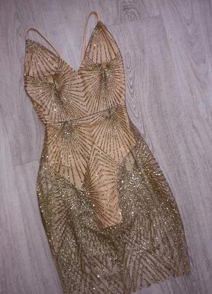 Розкішний люкс плаття боді глитерное блискуче золото фотосет9 фото