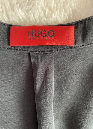 Hugo boss базовая шелковая блузка р м-l оригинал4 фото