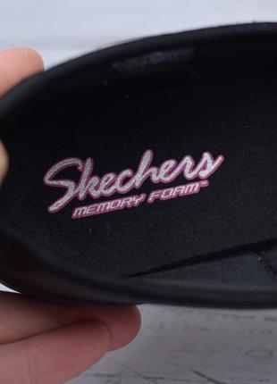 Чорні жіночі балетки, туфлі, босоніжки skechers, 37 розмір. оригінал4 фото