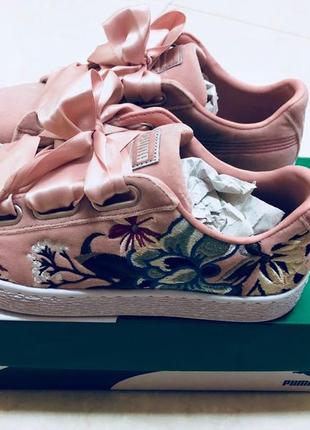 Кеди puma select basket heart2 фото