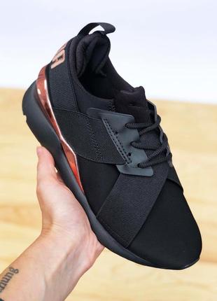 🔥кроссовки женские puma black3 фото