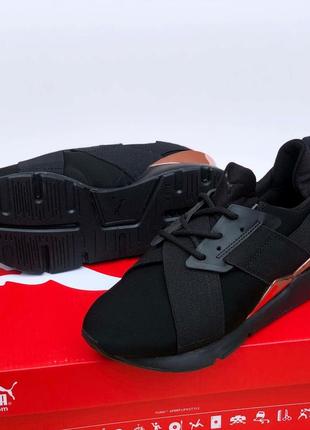 🔥кроссовки женские puma black9 фото