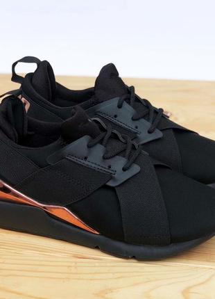 🔥кроссовки женские puma black8 фото