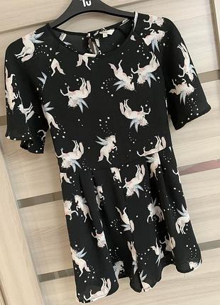 Комбенізон на дівчинку з єдинорожками