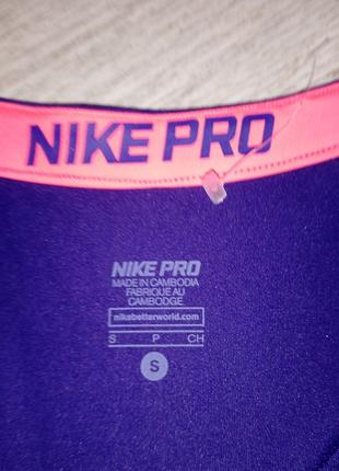 Футболка спортивна nike pro s3 фото