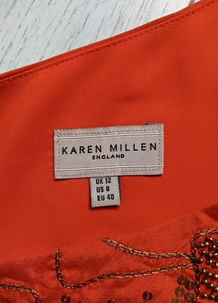 Блуза, топ на одно плечо из 100% шелка. karen millen.9 фото