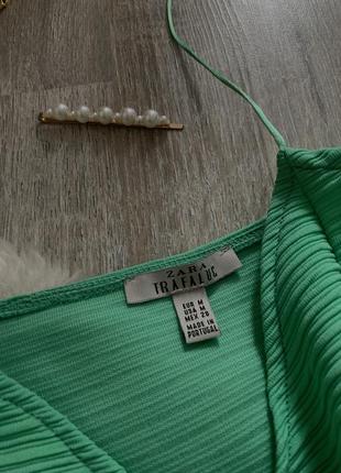 Zara блузка, короткий топ, кроп7 фото