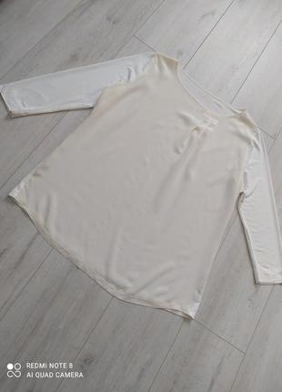 Комбінована жіноча блуза від luisa cerano розмір l-xl3 фото