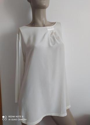 Комбінована жіноча блуза від luisa cerano розмір l-xl1 фото