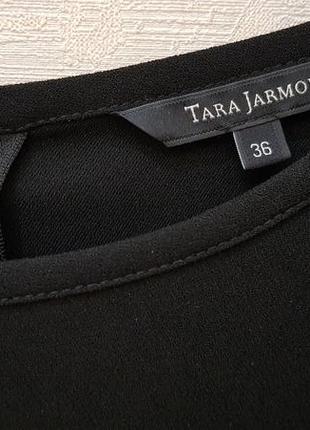 Стильне чорне плаття дорогий бренд tara jarmon, франція3 фото