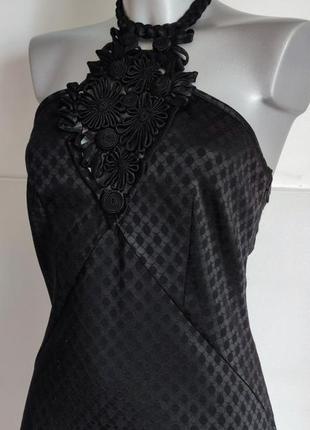 Сукня  karen millen чорного кольору з мереживом6 фото