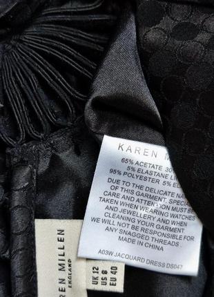 Сукня  karen millen чорного кольору з мереживом8 фото