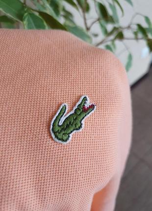 Стильна, якісна футболка поло lacoste, оригінал5 фото