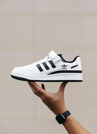 Adidas forum mid black white, чоловічі кросівки адідас форум, кросівки чоловічі адідас демісезонні