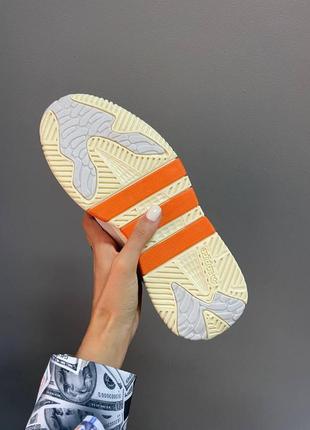 Жіночі кросівки adidas niteball beige orange/  женские кроссовки адидас найболл6 фото