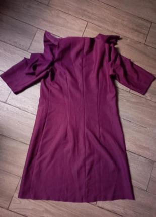 Сукня класика бордо2 фото