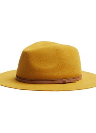 Parfois капелюх гірчичний з декором 100 % вовна