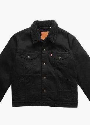 Джинсовая куртка levi's® premium type 3 sherpa trucker jacket