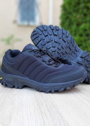 Мужские зимние кроссовки merrell vibram чёрные