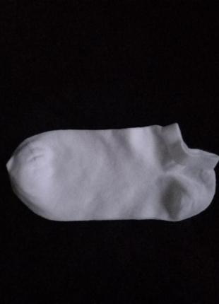 22см короткі шкарпетки, білі