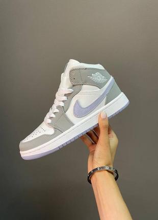 Жіночі кросівки nike air jordan 1 retro « grey wolf »/ жіночі кросівки найк аїр джордан7 фото