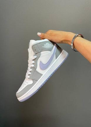 Жіночі кросівки nike air jordan 1 retro « grey wolf »/ жіночі кросівки найк аїр джордан3 фото