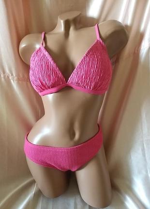 Новий! купальник рожевий primark розмір 46