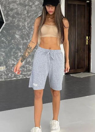 Женские летние стильные шорты, бермуды, спортивные с принтом. 6 цветов 131ко