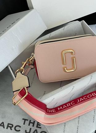 Сумка marc jacobs the snapshot powder red (02048)