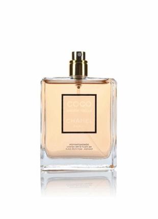 Chanel coco mademoiselle eau de parfum 100 ml tester3 фото