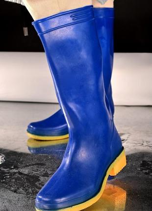 Гумові чоботи жіночі резиновые сапоги женские7 фото