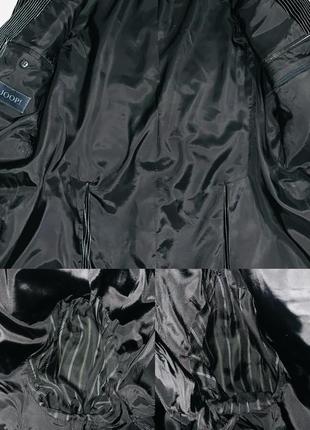 Екслюзивний оксамитовий чорний піджак у смужку joop в стилі celine / ysl / tom ford8 фото
