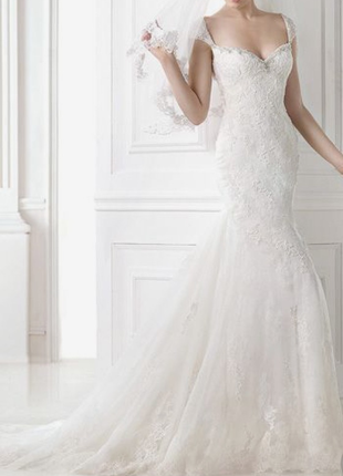 Свадебное платье pronovias, красивое и элегантное3 фото
