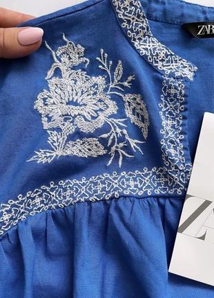 Блуза вышиванка zara3 фото