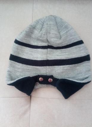 Набор шапка и шарф двухсторонний2 фото