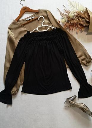 Чёрная блуза new look