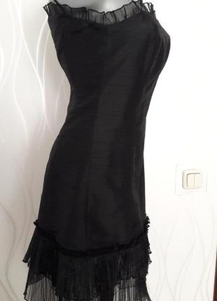 Супер платье шикарное, невероятно красивое и стильное, черного цвета. размер 383 фото