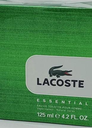 Lacoste essential зеленые лакоста ессеншл 125 мл