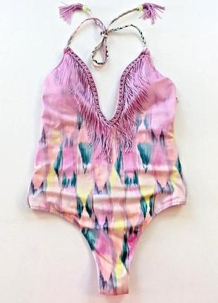 Сексуальный сдельный купальник монокини victoria´s secret halter plunge one piece swim