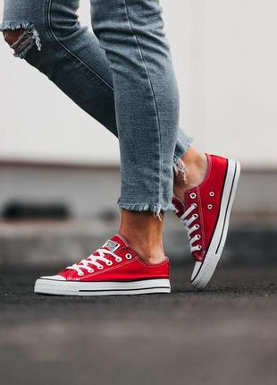Кросівки жіночі converse red/кросівки жіночі
