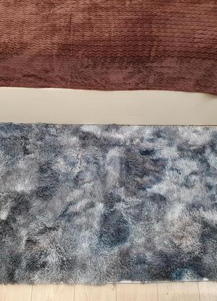 Килими і килимки сірі прямокутні 90х200см. килимок травичка в кімнату сірий. килимок приліжковий
