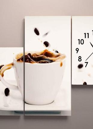 Годинник настінний кава