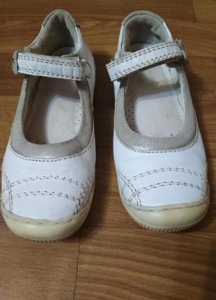 Туфли - балетки на девочку 30р (19см стелька)