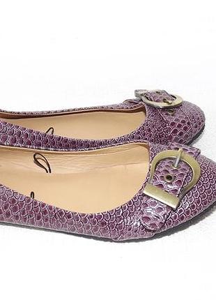 Туфлі fiore на низькому ходу балетки 23,5 см устілка