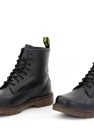 Чоловічі високі шкіряні черевики демісезонні dr.martens